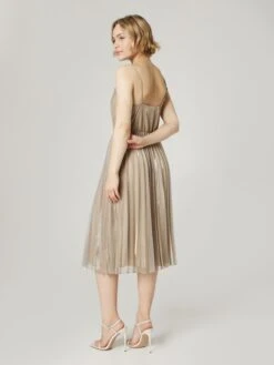 Midi Jurken Jurk Gotje Dames Beige -Ulla Popken Verkoop 44723dba8e10dcd859d163a2c251b813