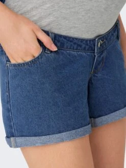 ONLY MATERNITY Denim Shorts Regular Jeans Lega Dames Blauw 15 ONLY MATERNITY Denim Shorts Regular Jeans Lega Dames Blauw -Ulla Popken Verkoop 494a01c38ca265284c68af32b197ec0b
