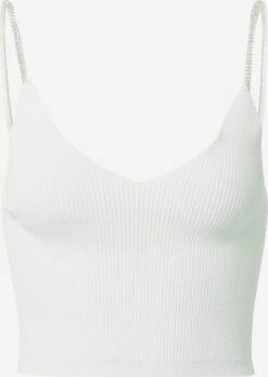 About You Crop Tops Top Malena Dames Wit