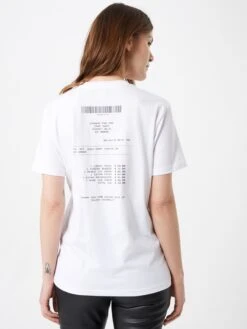 T-shirts Shirt DINNER FOR ONE Dames Wit -Ulla Popken Verkoop 4a46c89f176fe0e8bf9fe509beac31be