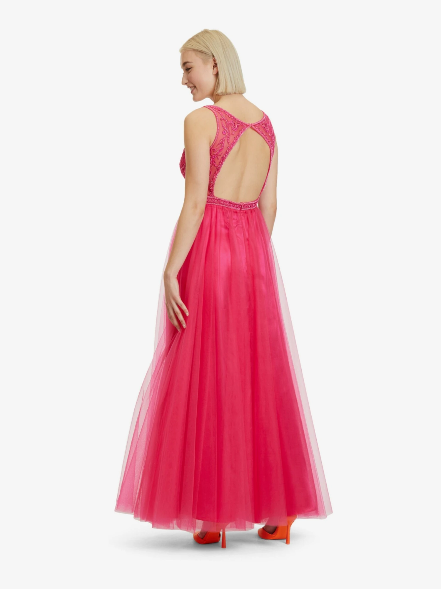 Vera Mont Avondjurken Avondjurk Dames Pink 6 Vera Mont Avondjurken Avondjurk Dames Pink - Afbeelding 4