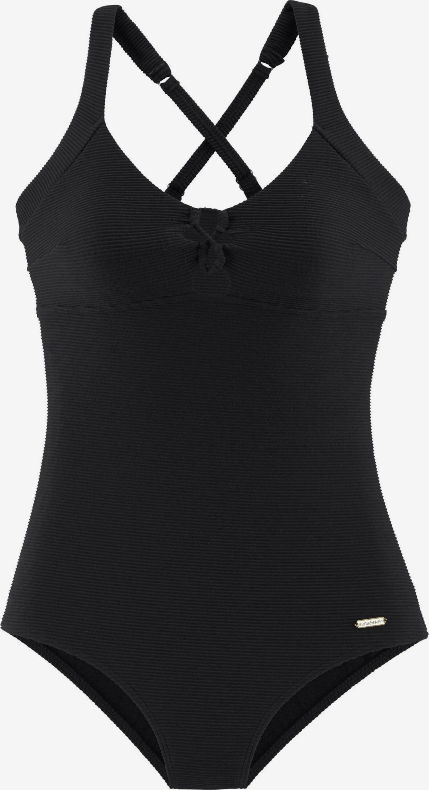 Sunseeker Badpakken Zonder Beugel T-shirt Bh Badpak Dames Zwart 3 Sunseeker Badpakken Zonder Beugel T-shirt Bh Badpak Dames Zwart