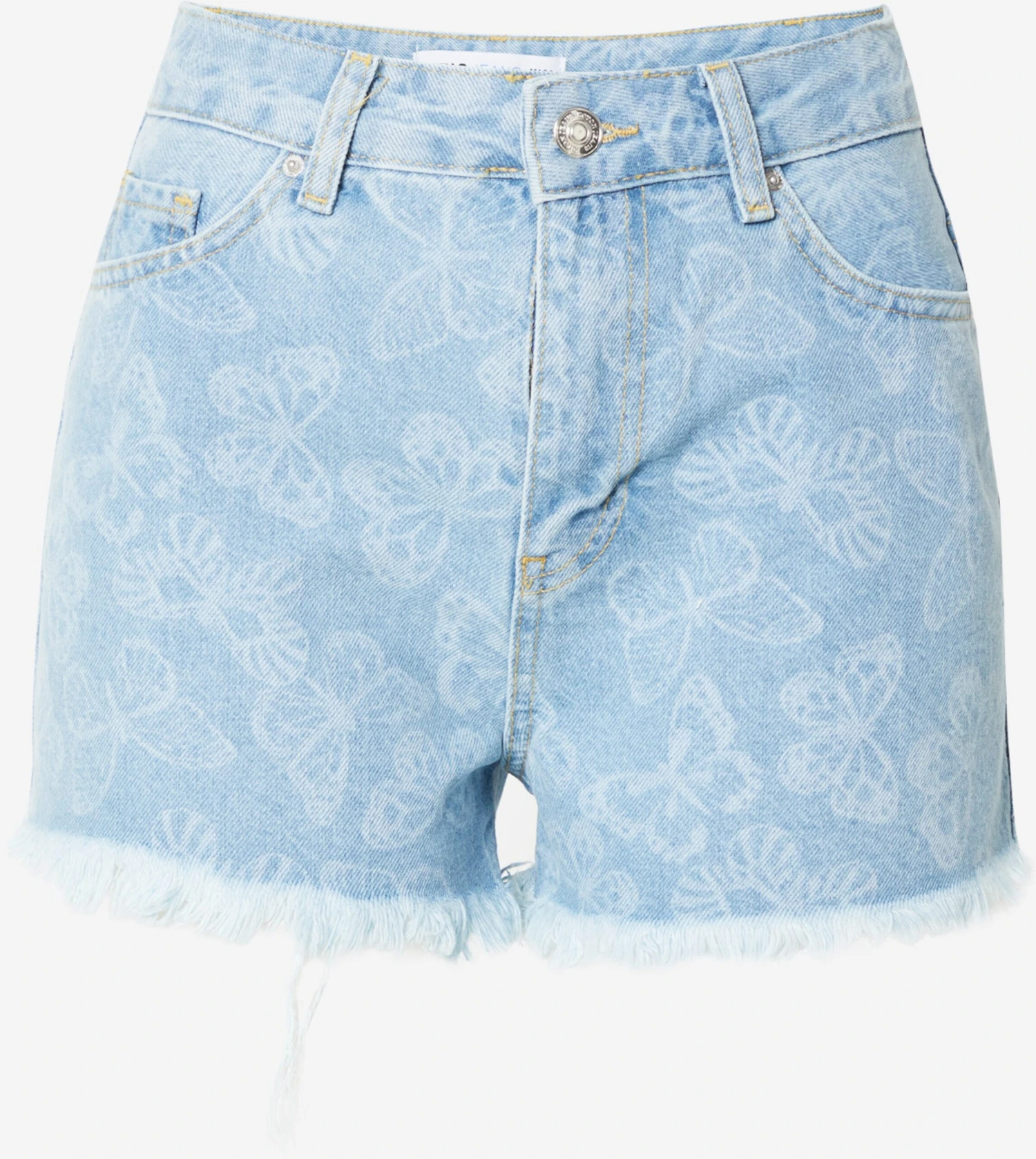 Koton Denim Shorts Regular Jeans Dames Blauw / Lichtblauw 3 Koton Denim Shorts Regular Jeans Dames Blauw / Lichtblauw
