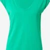 Pieces T-shirts Shirt KAMALA Dames Jade Groen -Ulla Popken Verkoop 4e461739f580a6166620260d9f33372c