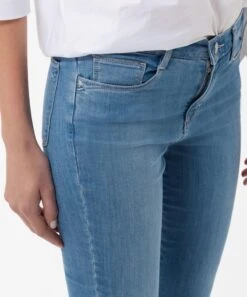 BRAX Denim Shorts Skinny Jeans Dames Blauw 14 BRAX Denim Shorts Skinny Jeans Dames Blauw -Ulla Popken Verkoop 4e6463b5280053a76bc23c87730db281