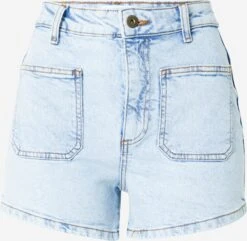 COTTON ON Denim Shorts Regular Jeans Dames Lichtblauw