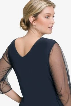 Ulla Popken Avondjurken Avondjurk Dames Marine -Ulla Popken Verkoop 4f10d511ac914f03b6ea2bf82f2cf79e