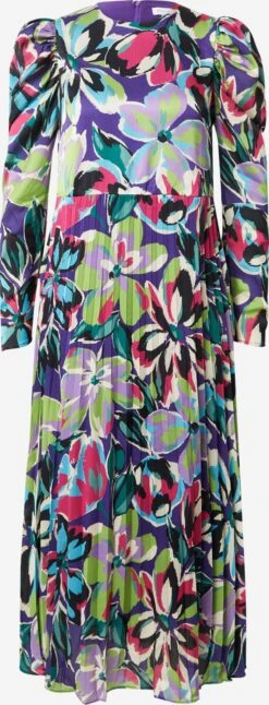 WAREHOUSE Midi Jurken Jurk Dames Donkerlila