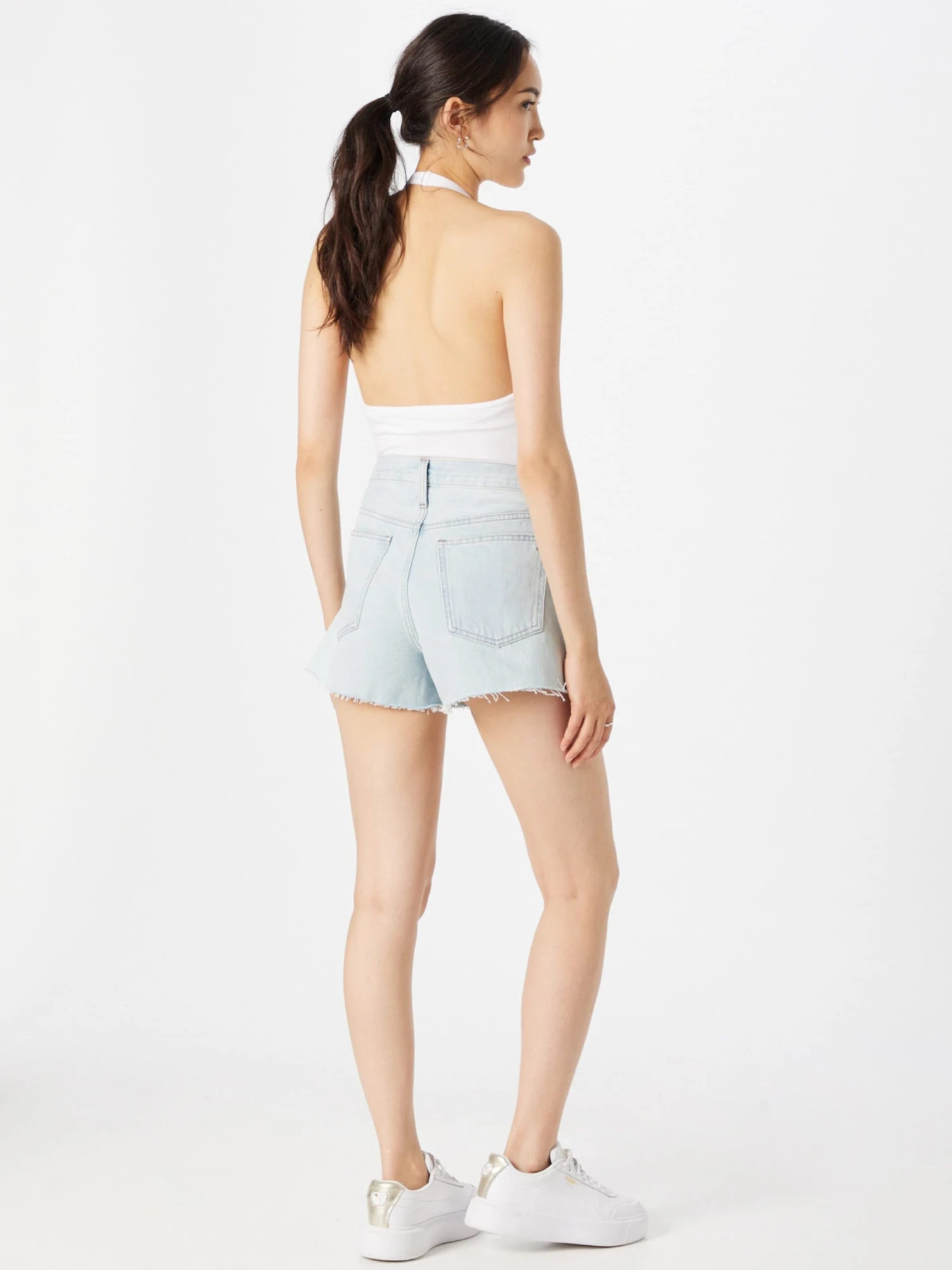 Madewell Denim Shorts Loosefit Jeans Dames Blauw 6 Madewell Denim Shorts Loosefit Jeans Dames Blauw - Afbeelding 4