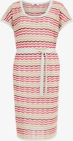 WE FASHION Midi Jurken Jurk Dames Beige