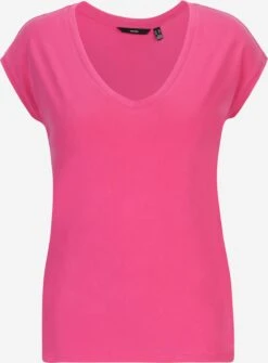 Vero Moda Tall T-shirts Shirt FILLI Dames Roze