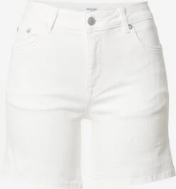 Selected Femme Denim Shorts Slimfit Jeans SIA Dames Wit