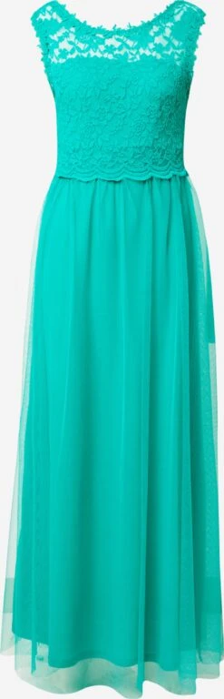 Vila Avondjurken Avondjurk LYNNEA Dames Jade Groen