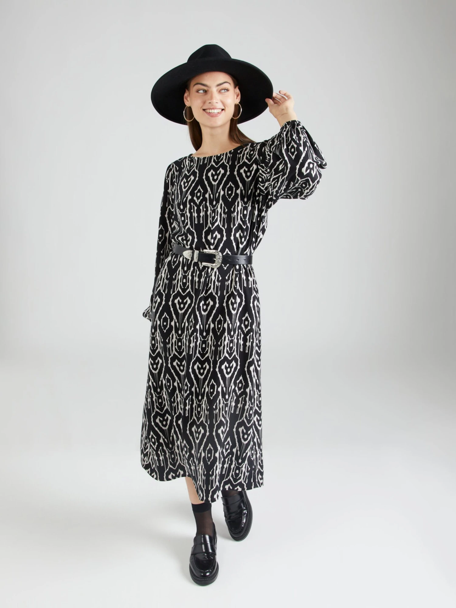 FREEQUENT Midi Jurken Jurk TIRI Dames Gemengde Kleuren 7 FREEQUENT Midi Jurken Jurk TIRI Dames Gemengde Kleuren - Afbeelding 5