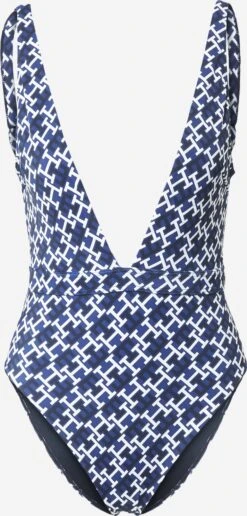 Grote Cups Badpak Dames Blauw / Navy