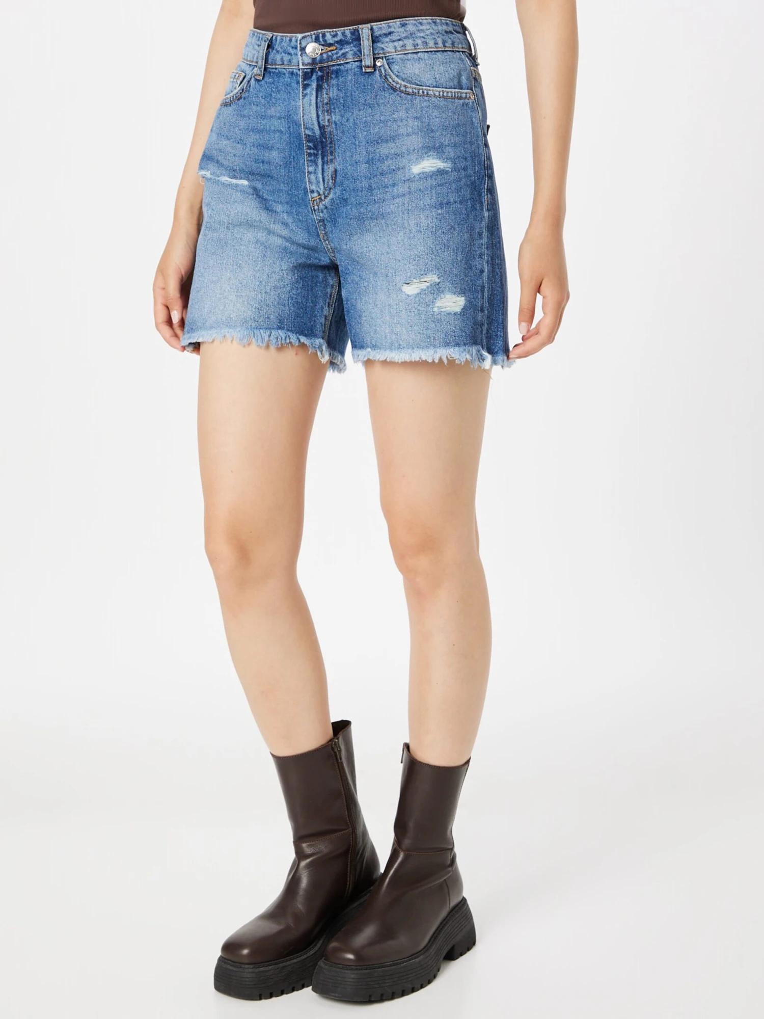 B.young Denim Shorts Regular Jeans Kato Dames Blauw 5 B.young Denim Shorts Regular Jeans Kato Dames Blauw - Afbeelding 3