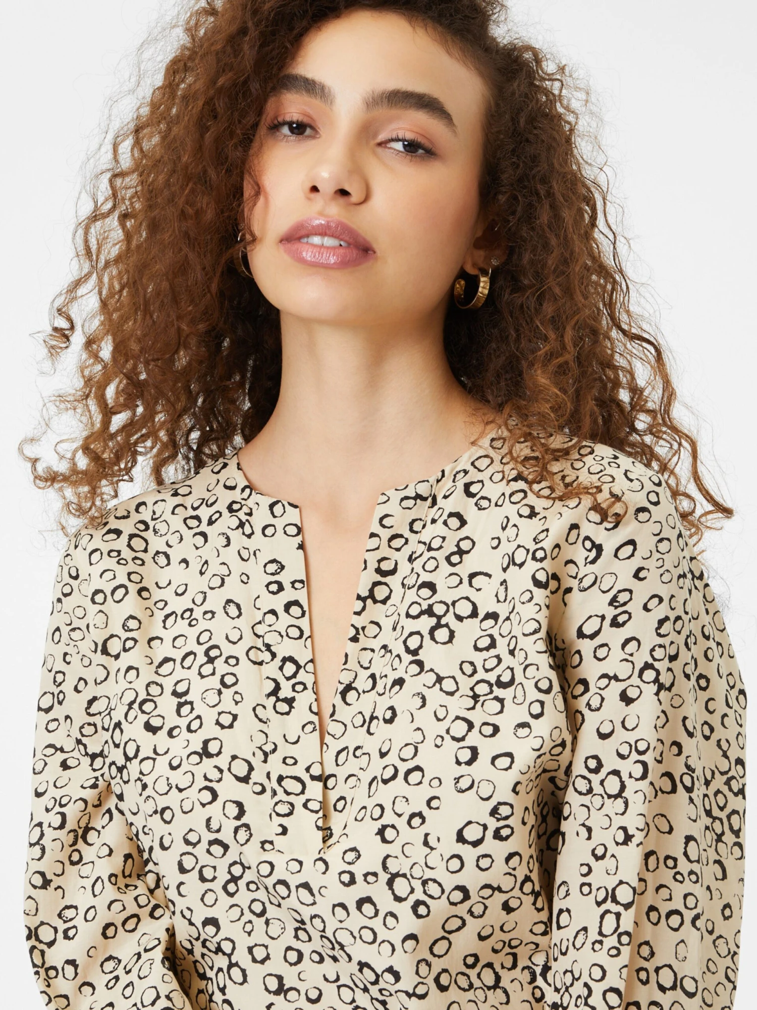 DRYKORN Midi Jurken Jurk Aidana Dames Beige 4 DRYKORN Midi Jurken Jurk Aidana Dames Beige - Afbeelding 2