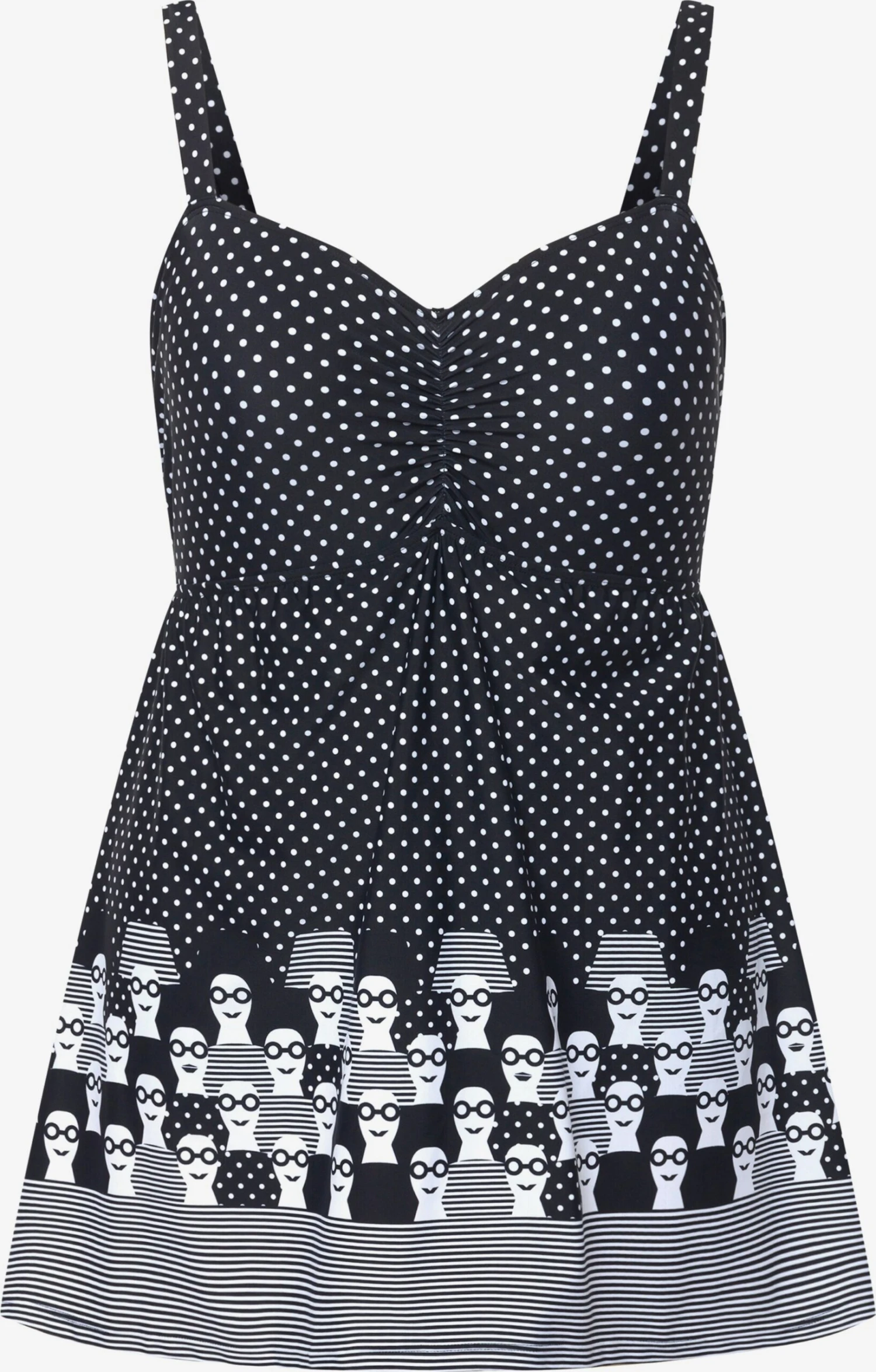 Ulla Popken Grote Cups Badpakjurk Dames Zwart 3 Ulla Popken Grote Cups Badpakjurk Dames Zwart