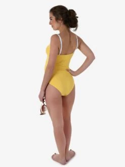 Grote Cups Bustier Badpak Antonie Dames Geel -Ulla Popken Verkoop 66a6f81ee004fa699384faee6bc790e8