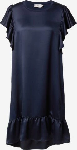 Noa Noa Midi Jurken Jurk Katie Dames Navy