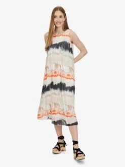 CARTOON Midi Jurken Jurk Dames Crème -Ulla Popken Verkoop 66f6175ffdc94352b95da7394f3f9b43