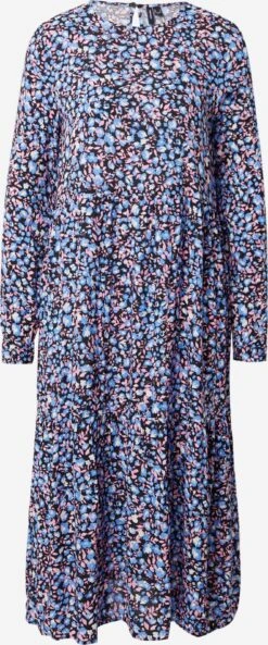 Vero Moda Midi Jurken Jurk SOPHIA Dames Hemelsblauw / Lichtblauw