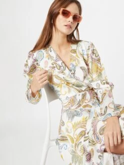 Guess Midi Jurken Jurk LUANA Dames Offwhite -Ulla Popken Verkoop 6c7d14cb02ed24e604731451cb4cf5f9