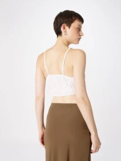 Gina Tricot Crop Tops Top Sanna Dames Wit -Ulla Popken Verkoop 6f76c71ec7876f17267c9183bddd9a27