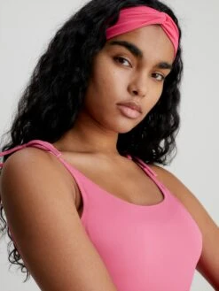 Calvin Klein Swimwear Badpakken Zonder Beugel Bustier Badpak Dames Pink -Ulla Popken Verkoop 70a2ff4473985dae56fb4a951a6d56b3
