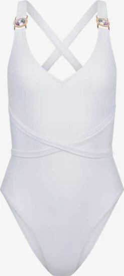 Badpakken Zonder Beugel Bustier Badpak Amour Dames Offwhite