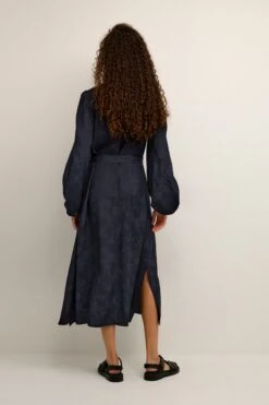 Midi Jurken Jurk Henna Dames Nachtblauw -Ulla Popken Verkoop 723f8103f79fe5f39443321cc8304df0