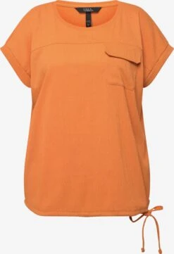 Ulla Popken T-shirts Shirt Dames Mandarijn