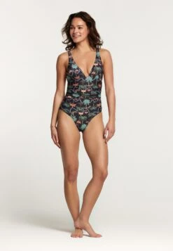 Shiwi Grote Cups Triangel Badpak Lara Dames Zwart -Ulla Popken Verkoop 75600a6e0e3cfd6ed8ad64e57d55d1e3