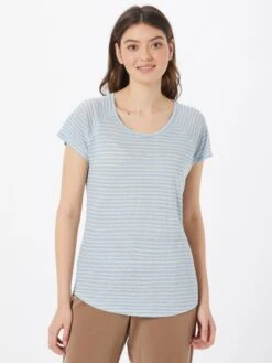 BOSS ORANGE T-shirts Shirt Edila Dames Lichtblauw / Wit -Ulla Popken Verkoop 768fb83ce86f8843e73b2096443b857a