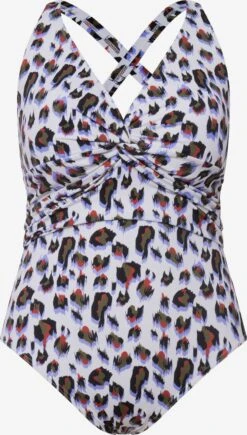 Grote Cups Badpak Dames Wit