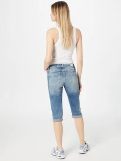 Soccx Denim Shorts Regular Jeans RO:MY Dames Blauw -Ulla Popken Verkoop 785794dc6983be110312cabca753238a