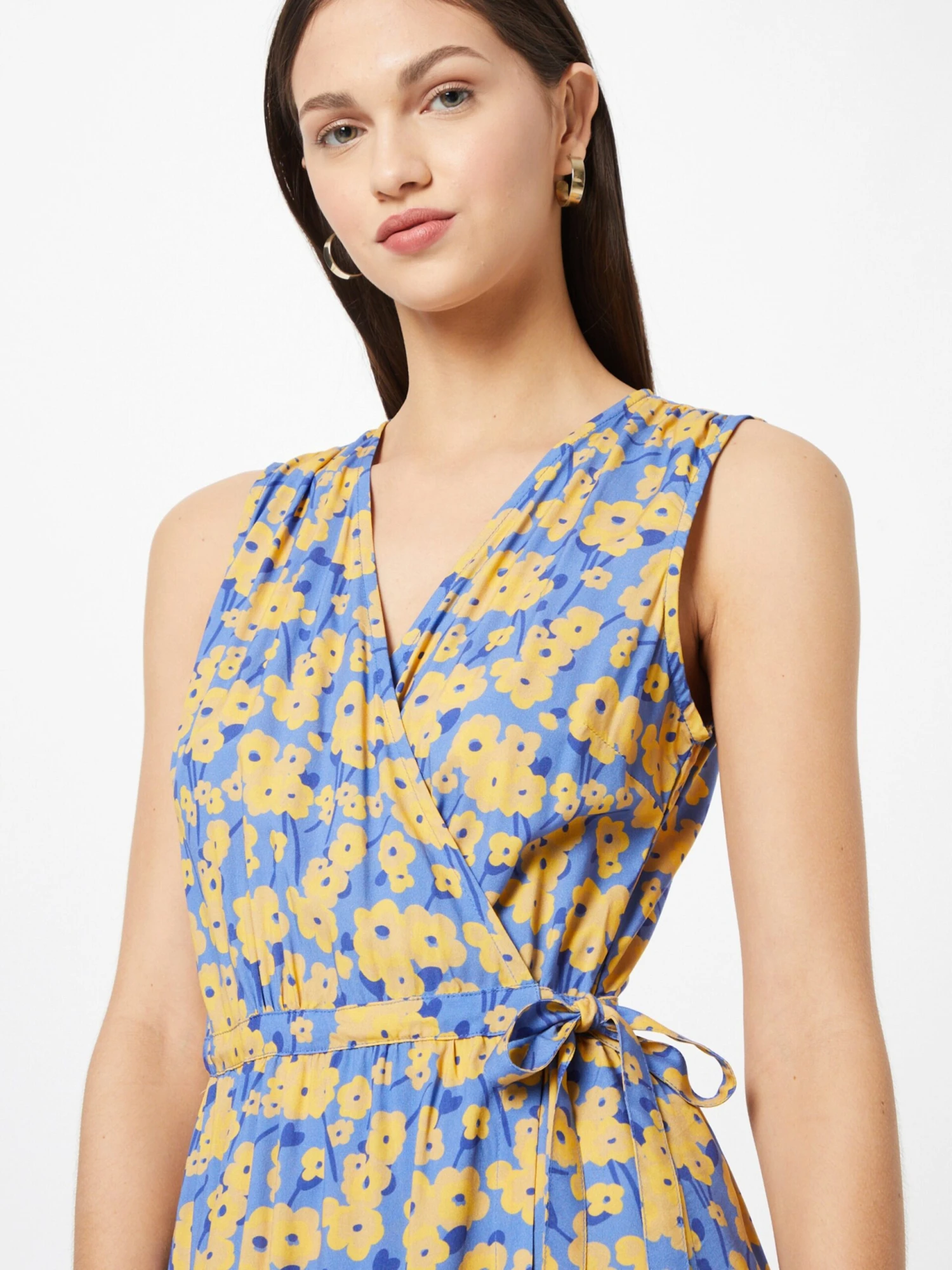 Thinking Mu Midi Jurken Jurk Dames Blauw / Lichtblauw 4 Thinking Mu Midi Jurken Jurk Dames Blauw / Lichtblauw - Afbeelding 2