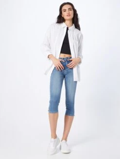 Tom Tailor Denim Shorts Skinny Jeans Kate Dames Blauw -Ulla Popken Verkoop 78f23299841c0920419149c500d8db7b