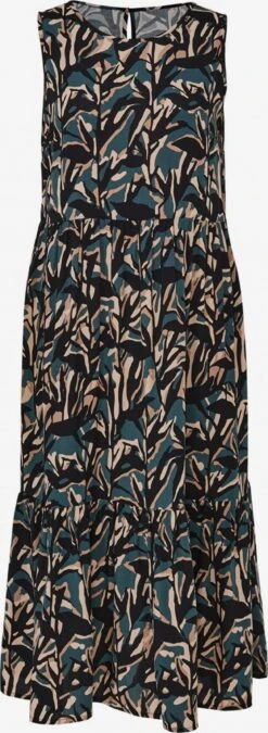 OPUS Midi Jurken Jurk Worta Dames Blauw