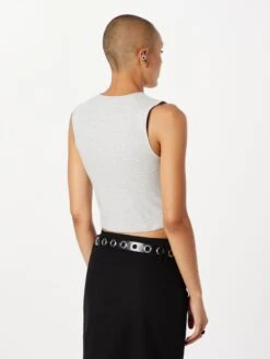COTTON ON Crop Tops Top 90 S Lcn Crop Graphic Tank Dames Grijs Gemêleerd -Ulla Popken Verkoop 7ef5487a2d2ef0742ac03a7fc102c49f