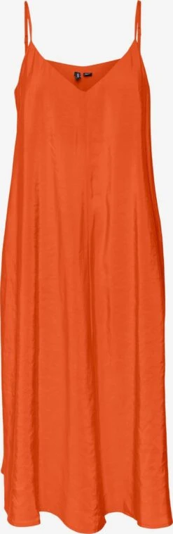 Vero Moda Midi Jurken Jurk QUEENY Dames Oranje