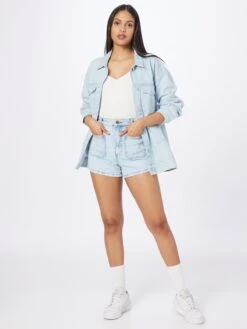 COTTON ON Denim Shorts Regular Jeans Dames Lichtblauw -Ulla Popken Verkoop 81f0be9f8e2a3f5d51b363b4c9d6c785