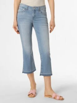 MAC Denim Shorts Bootcut Jeans Kick Dames Blauw