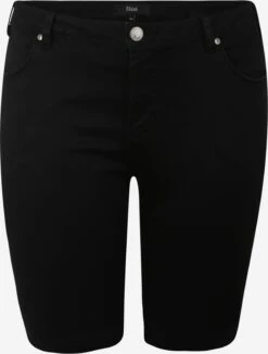 Zizzi Denim Shorts Skinny Jeans Emily Dames Zwart