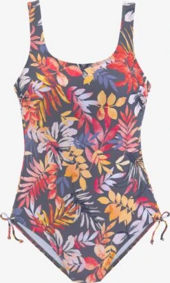 Grote Cups Bustier Badpak Dames Grafiet