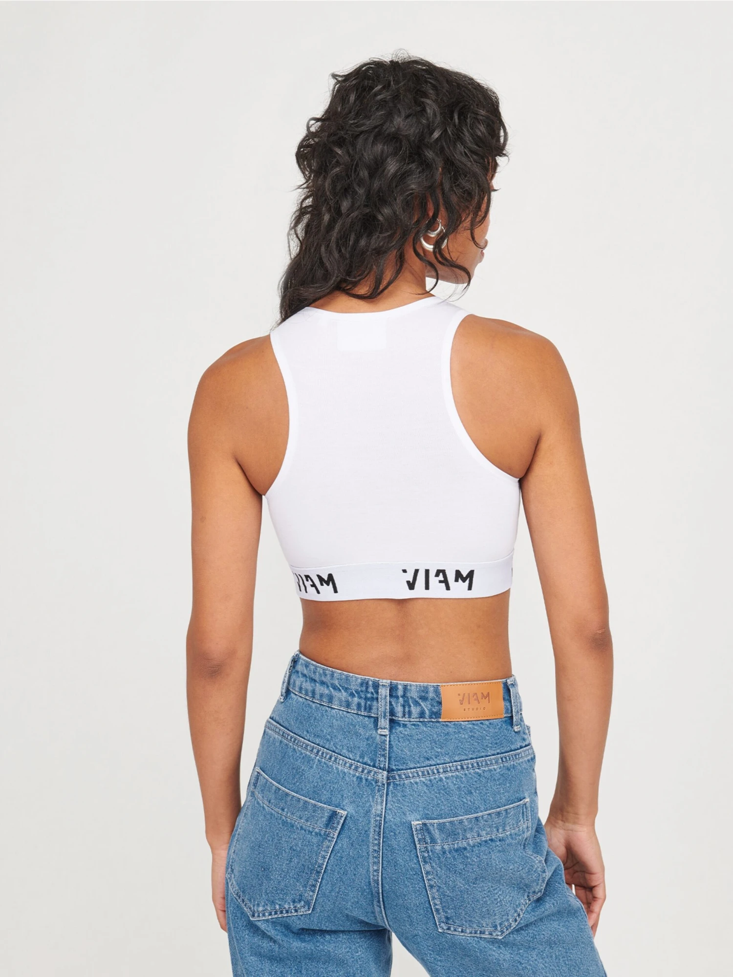 Crop Tops Top Decisive Dames Wit 5 Crop Tops Top Decisive Dames Wit - Afbeelding 3