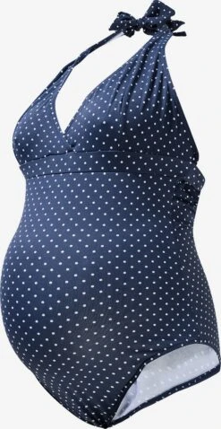 Halter Badpakken T-shirt Bh Badpak Dames Navy