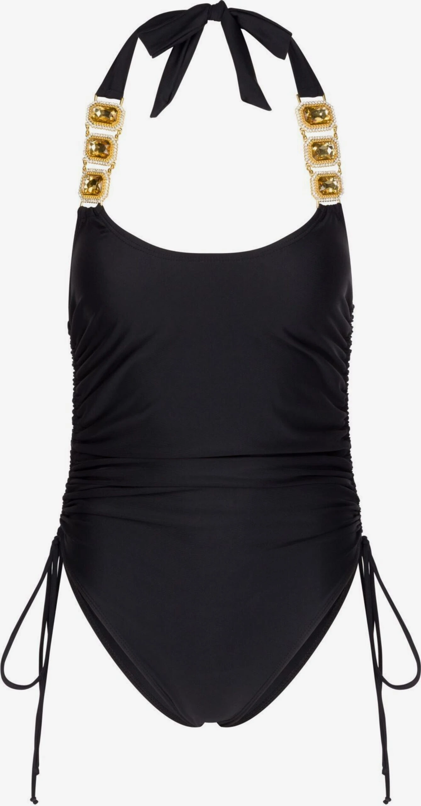 Halter Badpakken Bustier Badpak Dames Zwart 3 Halter Badpakken Bustier Badpak Dames Zwart