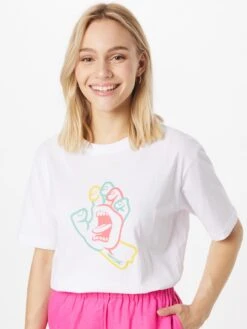 Santa Cruz T-shirts Shirt Hand In Colour Dames Wit -Ulla Popken Verkoop 8cad333f544fb3aa34e73a2b51802b2a