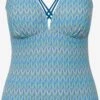 Ulla Popken Grote Cups Bustier Badpak Dames Blauw -Ulla Popken Verkoop 8d269c09b36d0870be1c1241989626c3